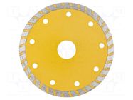 Cutting diamond wheel; Ø: 180mm; Øhole: 22.23mm; Disc thick: 2.7mm PROLINE