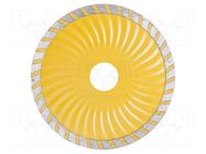 Cutting diamond wheel; Ø: 230mm; Øhole: 22.2mm; Disc thick: 2.8mm PROLINE