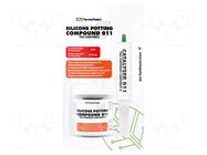 Silicone encapsulating compound; transparent; -50÷200°C; liquid AG TERMOPASTY