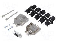 Connector: D-Sub; PIN: 9; female; straight; soldering; for cable AMPHENOL COMMUNICATIONS SOLUTIONS