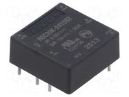 Converter: DC/DC; 20W; Uin: 9÷36VDC; Uout: 15VDC; Iout: 1333mA; 1"x1" RECOM