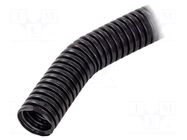 Protective tube; PVC; black; L: 25m; -25÷60°C; 320N; Øint: 25mm PAWBOL