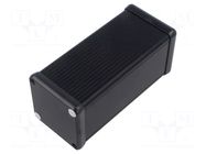 Enclosure: with panel; 1455; X: 54mm; Y: 120mm; Z: 54mm; aluminium HAMMOND