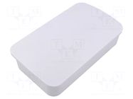 Enclosure: multipurpose; X: 125mm; Y: 210mm; Z: 55mm; OB; ASA; white TAKACHI