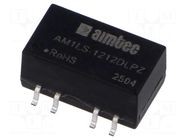 Converter: DC/DC; 1W; Uin: 10.8÷13.2VDC; Uout: 12VDC; Uout2: -12VDC AIMTEC