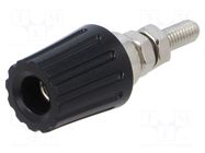 Connector: 4mm banana; socket; 35A; 30VAC; 60VDC; black; 42mm HIRSCHMANN T&M