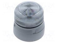 Signaller: lighting; flashing light; white; Flashguard; 110VAC KLAXON SIGNALS
