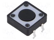 Microswitch TACT; SPST-NO; Pos: 2; 0.05A/12VDC; THT; 1.57N; 4.3mm E-SWITCH