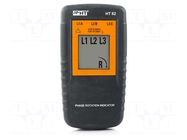 Tester: phase sequence; LCD; Freq: 15÷400Hz; IP40 HT INSTRUMENTS