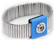 Wristband; ESD; M; stainless steel; <10kΩ; press stud female 10mm ANTISTAT