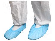 Cleanroom acces: protective cover shoes; 600pcs; blue; 40g/m2 ANTISTAT