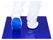 Mat: floor; contamination control; Thk: 1.14mm; blue; W: 660mm; ESD ANTISTAT