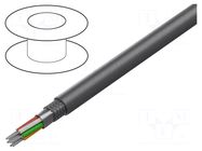 Wire; EcoFlex®; 7x20AWG; MPPE; dark grey; 600V; halogen free; 305m ALPHA WIRE