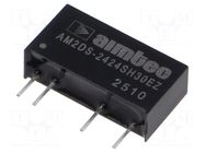 Converter: DC/DC; 2W; Uin: 21.6÷26.4VDC; Uout: 24VDC; Iout: 84mA AIMTEC