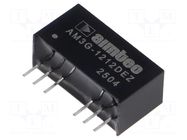 Converter: DC/DC; 3W; Uin: 9÷18VDC; Uout: -12VDC; Uout2: 12VDC; SIP8 AIMTEC