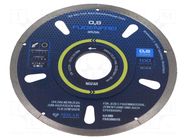 Cutting diamond wheel; Ø: 100mm; Øhole: 22.23mm; Disc thick: 0.8mm NOZAR DIAMANTWERKZEUGE