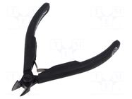 Pliers; side,cutting,precision; ESD; oval head,blackened tool LINDSTRÖM