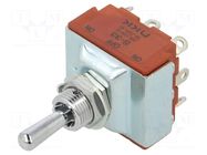 Switch: toggle; Pos: 3; 3P3T; ON-OFF-ON; 9A/250VAC; 20A/30VDC; S NKK SWITCHES