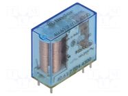 Relay: electromagnetic; SPST-NO; Ucoil: 24VDC; 16A; 16A/250VAC FINDER