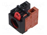 Contact block; 22mm; A22; Illumin: none; Contacts: NC + NO; Pos: 2 OMRON