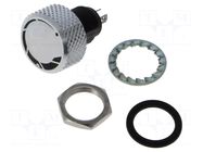 Potentiometer: shaft; single turn; 10kΩ; ±20%; 1W; linear; soldered VISHAY