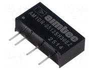 Converter: DC/DC; 1W; Uin: 4.75÷5.25VDC; Uout: 12VDC; Iout: 84mA AIMTEC