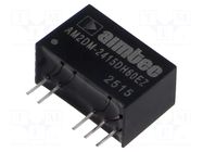 Converter: DC/DC; 2W; Uin: 21.6÷26.4VDC; Uout: -15VDC; Uout2: 15VDC AIMTEC