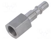 Splice terminal: quick splice; 16bar; Thread: G 1/4" internal STÄUBLI