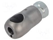 Splice terminal: quick splice; 16bar; Thread: G 1/4" internal STÄUBLI