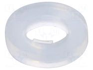 Washer; round,with protection; D=5mm; h=1mm; polyamide ESSENTRA