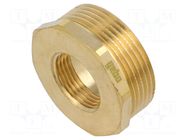 Splice terminal: adapter; male-female,reductive; brass CW617N GEBO