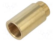 Splice terminal: extension; male-female,round; 50mm; BR GEBO