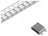 Connector: USB C; socket; SMT; PIN: 16; horizontal; top board mount GCT