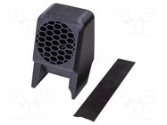 Car loudspeaker enclosure; PETG; black; 200mm; BMW; 7l BASSER