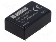 Converter: DC/DC; 3W; Uin: 36÷75VDC; Uout: 24VDC; DIP24; THT; 250kHz AIMTEC