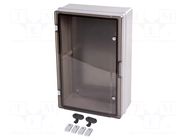 Enclosure: wall mounting; X: 410mm; Y: 610mm; Z: 202mm; ABS; IP65 PAWBOL