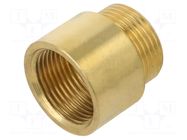 Splice terminal: extension; male-female,round; 20mm; BR GEBO