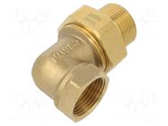 Splice terminal: 90° elbow; max.6bar@<90°C,max.16bar@10°C÷30°C GEBO