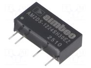 Converter: DC/DC; 2W; Uin: 10.8÷13.2VDC; Uout: 24VDC; Iout: 84mA AIMTEC