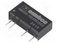 Converter: DC/DC; 2W; Uin: 13.5÷16.5VDC; Uout: 24VDC; Iout: 84mA AIMTEC