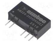 Converter: DC/DC; 2W; Uin: 21.6÷26.4VDC; Uout: -24VDC; Uout2: 24VDC AIMTEC