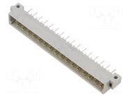 Connector: DIN 41612; socket; male; PIN: 32; straight; 6A; THT; a+c HARTING