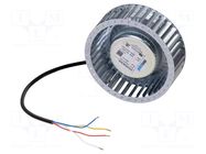 Fan: EC; radial; Ø133mm; 240m3/h; ball; 2000rpm; IP22; Kind: 1-phase EBM-PAPST