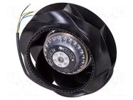 Fan: AC; radial; 115VAC; Ø190x68.5mm; 285m3/h; ball; 2300rpm; IP44 EBM-PAPST