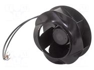 Fan: EC; axial; 230VAC; Ø294mm; 2100m3/h; ball; 2900rpm; IP55; black EBM-PAPST
