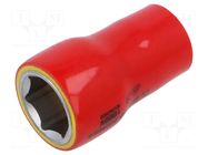 Socket; 6-angles,insulated,socket spanner; HEX 20mm; 1/2" BETA
