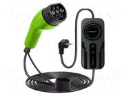 Charger: eMobility; 1x0.5mm2,3x2.5mm2; 230VAC; 3.5kW; IP65; 5m; 16A QOLTEC