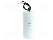Capacitor: polypropylene; motors, run; 1uF; 450VAC; Ø34x60mm; ±5% Jb Capacitors