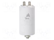 Capacitor: polypropylene; motors, run; 70uF; 450VAC; Ø50x116mm Jb Capacitors