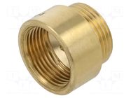 Splice terminal: extension; male-female,round; 15mm; BR GEBO
